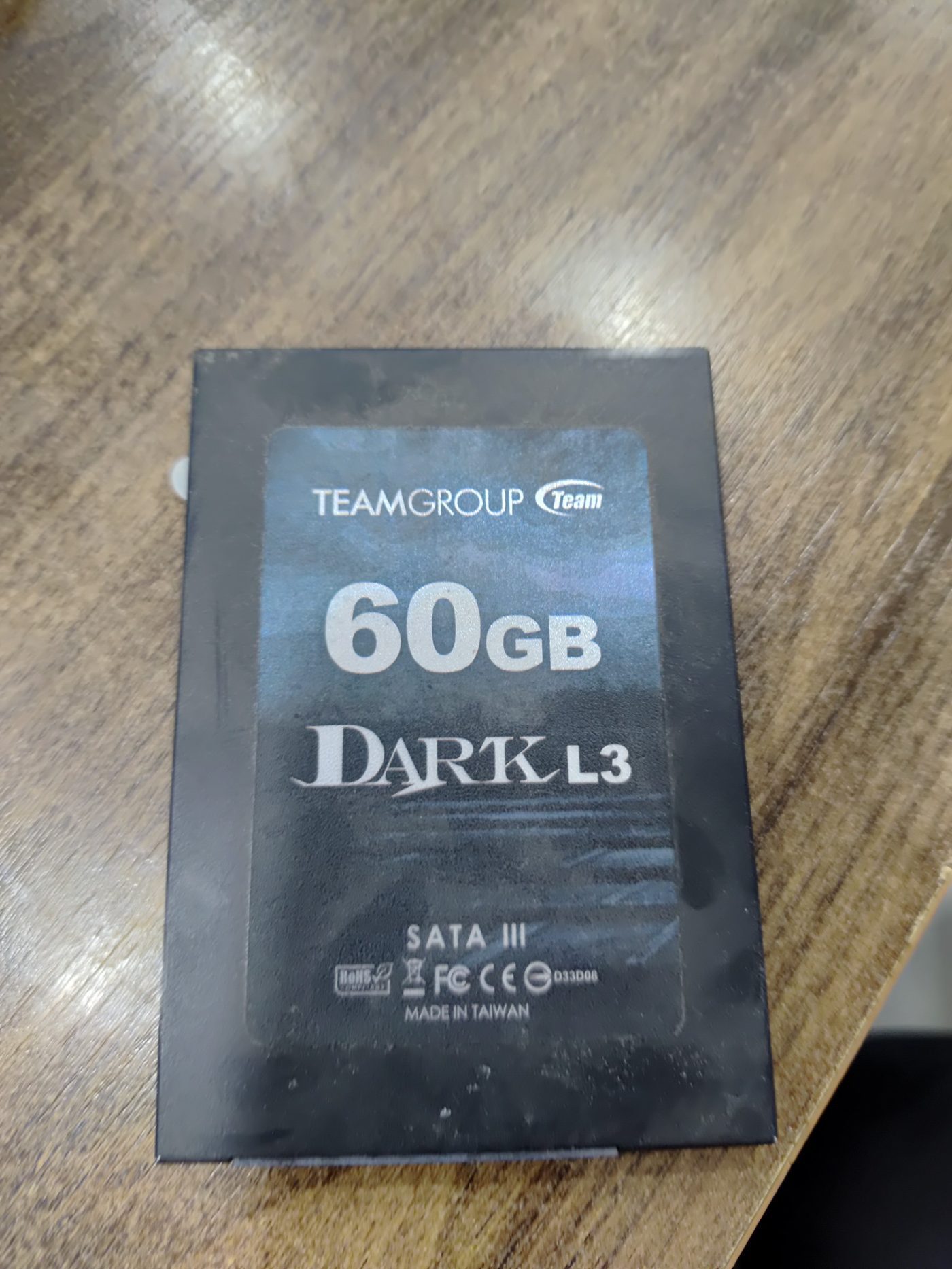 მეორადი მყარი დისკი SSD 60 GB — ფოტო 1